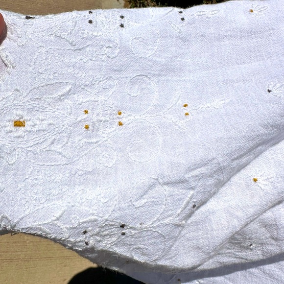 Lucky brand peasant blouse top. - Picture 2 of 3